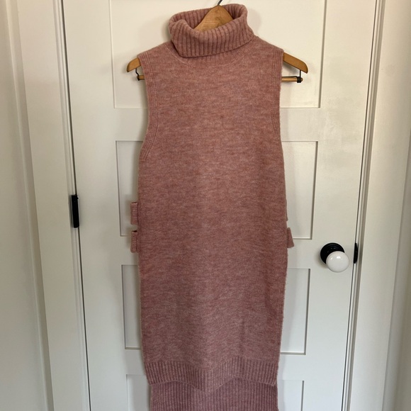 bishop + young Sweaters - bishop + young Blush Knit Turtleneck Dress